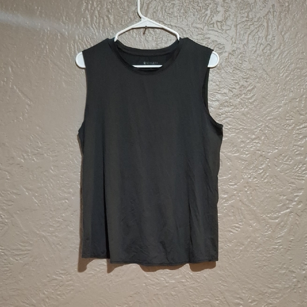 Athleta Women's Green Olive  Muscle Tee Size M